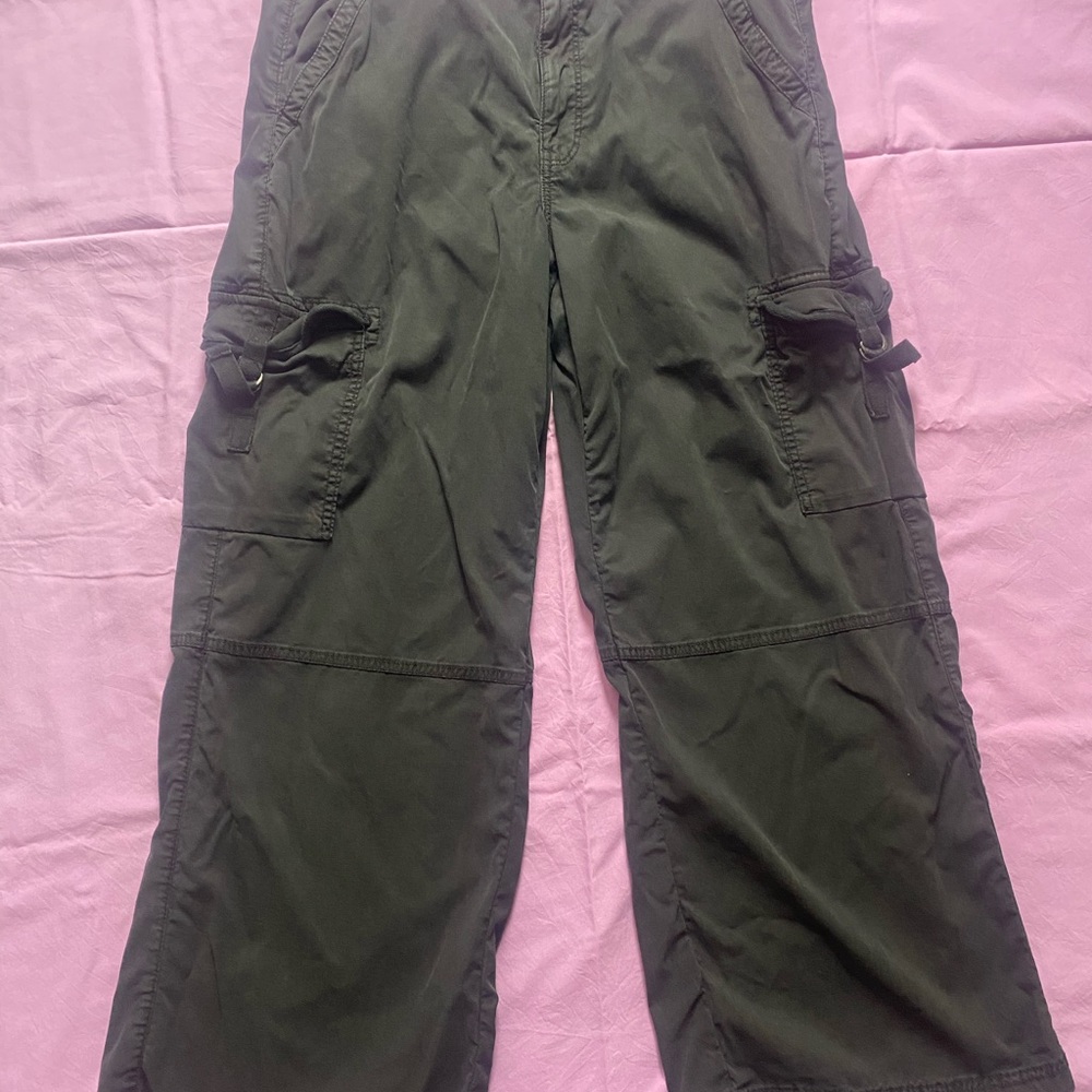 American Eagle Outfitters Black Cargo Pants